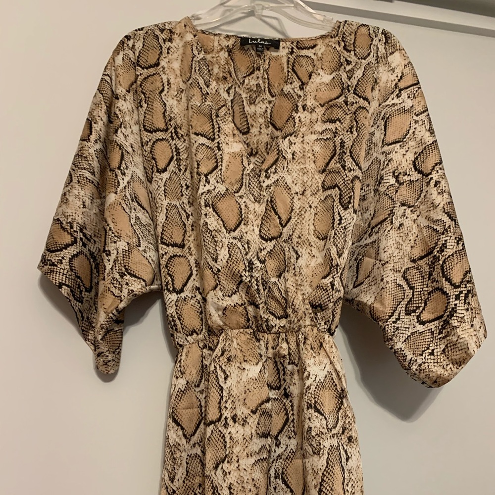 Snakeskin Romper
